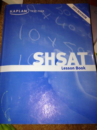 kaplan shsat lesson book.